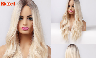 cheap orange human hair wig online